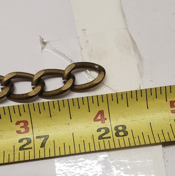 Multi Tone Braided Chain Necklace, Copper Gold & Silver Tone Braided Chain - Picture 2 of 11